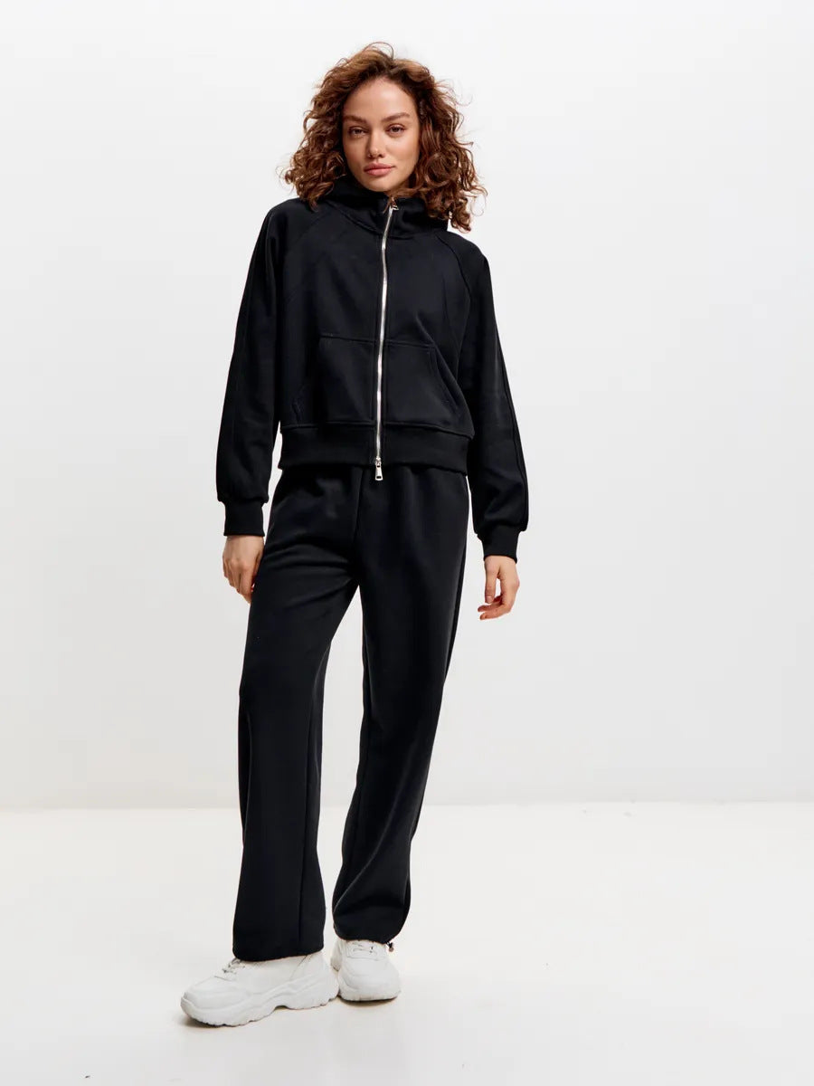 Damen Sportliches Fleece-Jogging-Set Echo Archiv