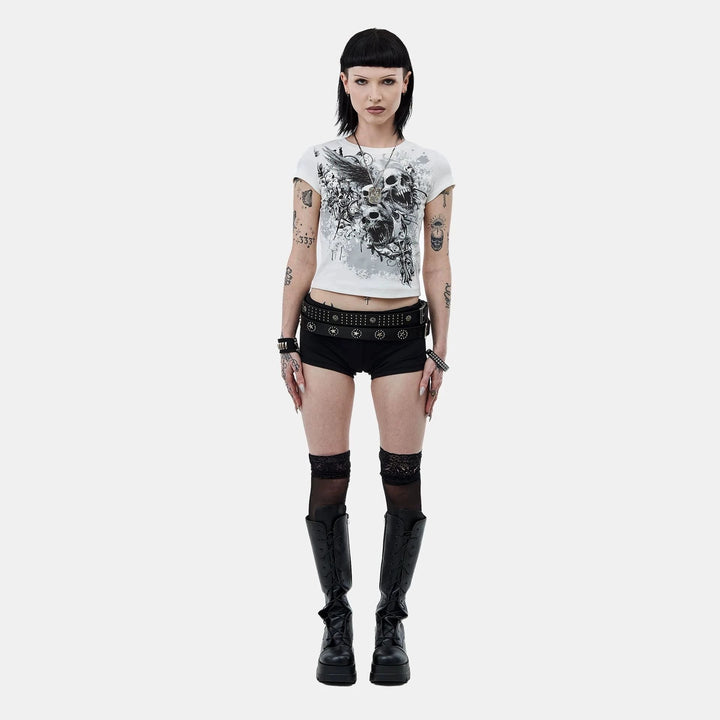 Damen Grafisches T-Shirt mit auffälligem Design Echo Archiv