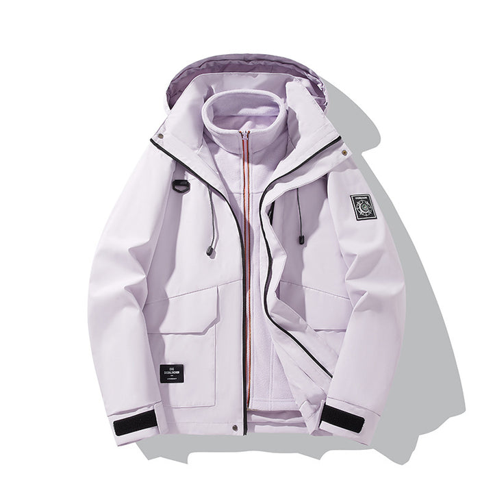 Herren Wetterfeste Outdoorjacke mit Kapuze Echo Archiv