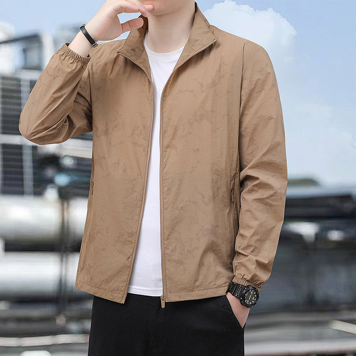 Herren Moderne Sportjacke Echo Archiv