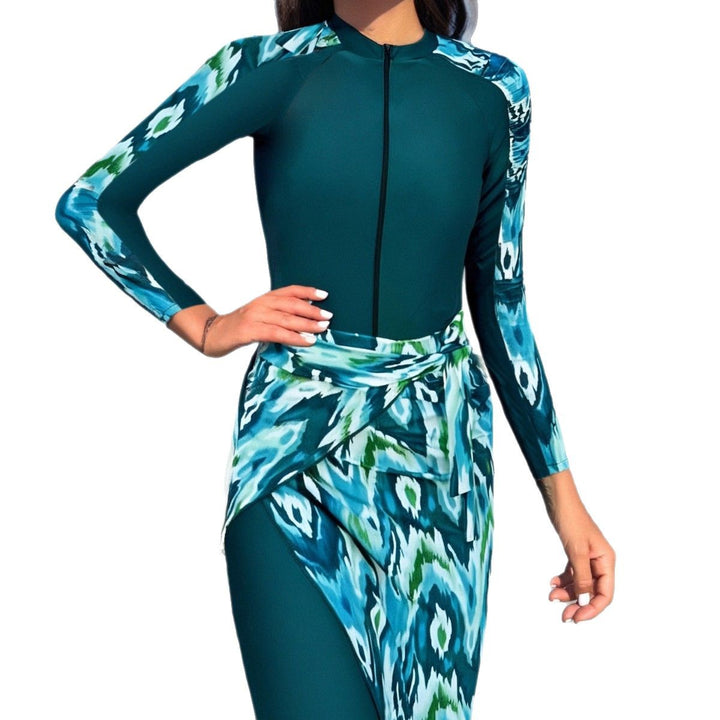 Damen Modischer UV-Schutz-Surfanzug mit Longsleeve Echo Archiv