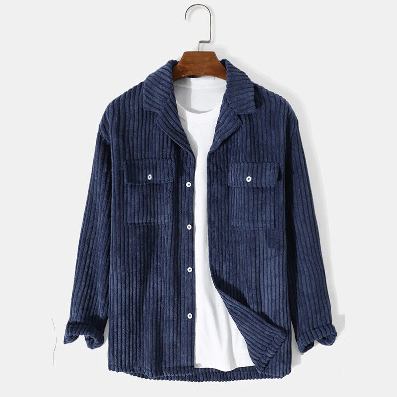 Herren Cordjacke im modernen Rippdesign Echoarchiv