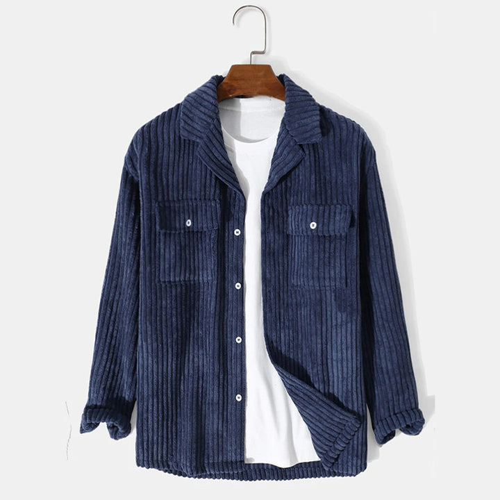 Herren Cordjacke im modernen Rippdesign Echoarchiv