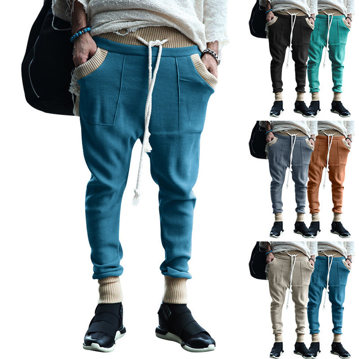 Herren Sportliche Jogginghose mit bequemen seitlichen Eingrifftaschen und elastischem Bund Echoarchiv