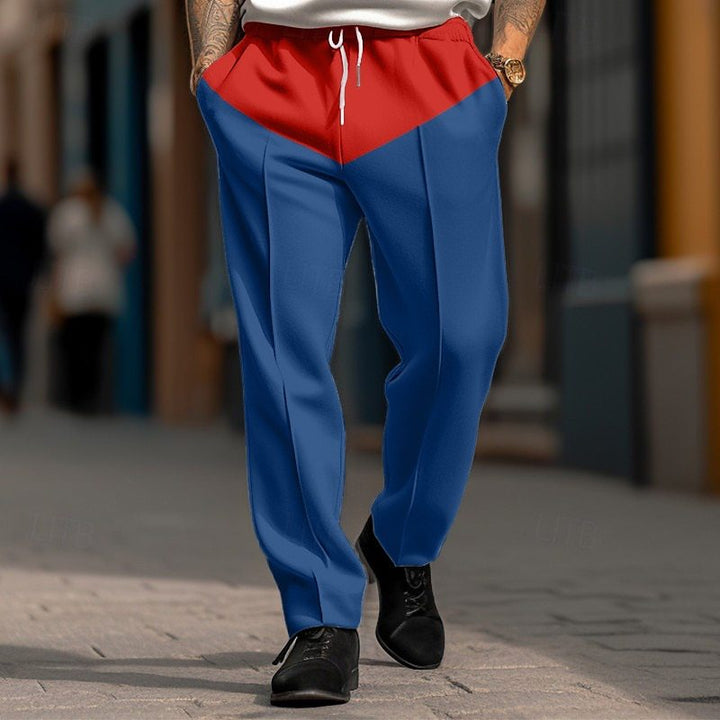 Herren Sportliche Jogginghose mit kontrastrierendem Bund und praktischen Taschen Echoarchiv