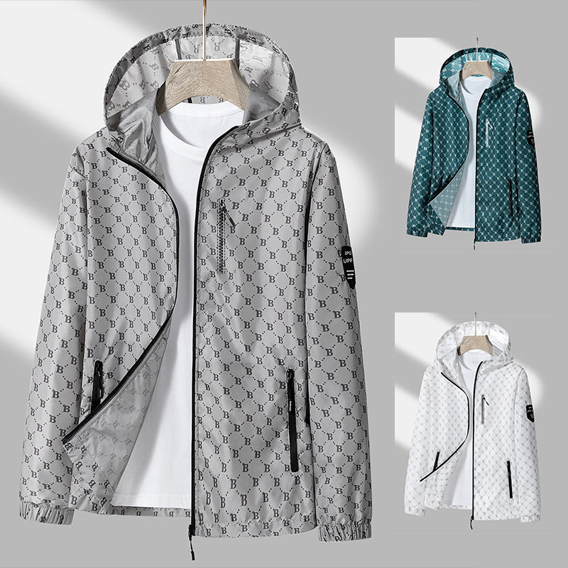 Herren Atmungsaktive Windjacke mit reflektierenden Details Echoarchiv