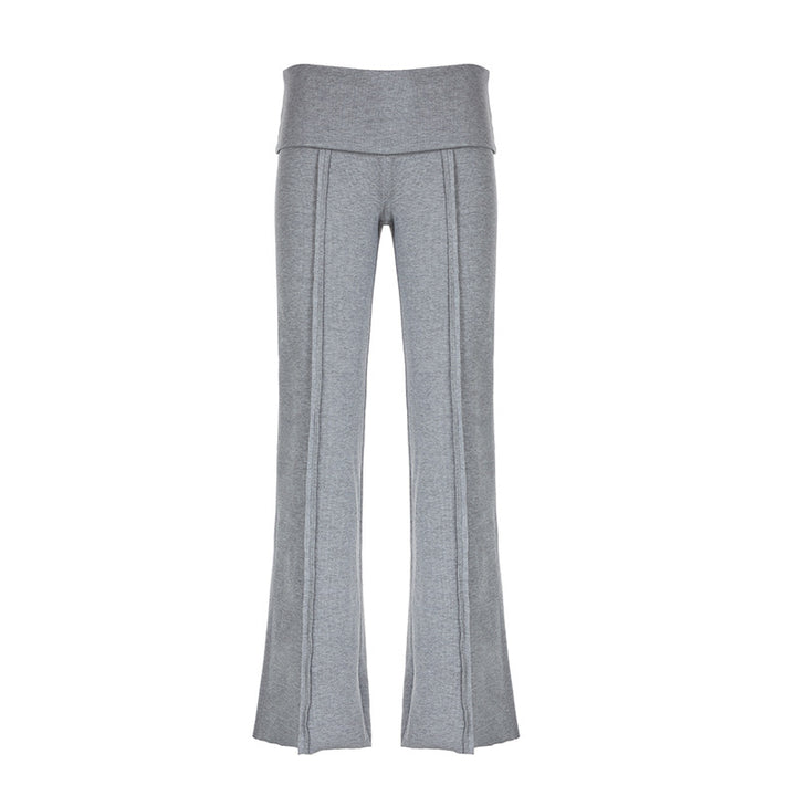 Damen Flared Yoga-Hose mit hohem Bund und atmungsaktivem Material Echo Archiv