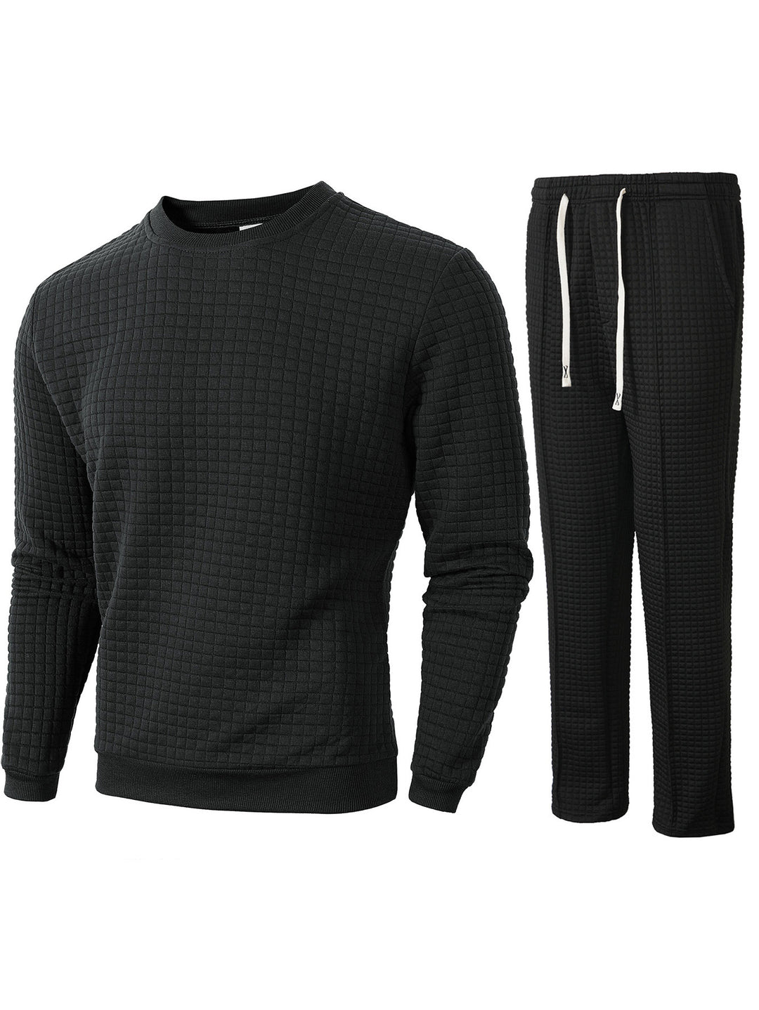 Herren gemütliches Sweatshirt und Jogginghose Set Echoarchiv