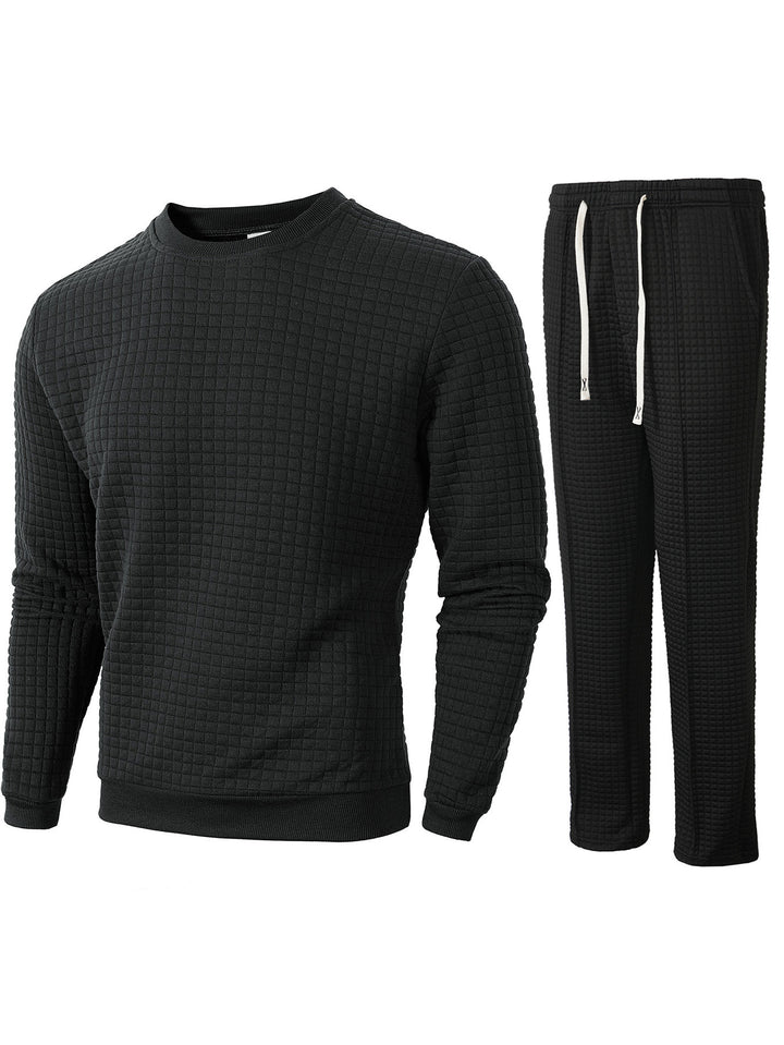 Herren gemütliches Sweatshirt und Jogginghose Set Echoarchiv