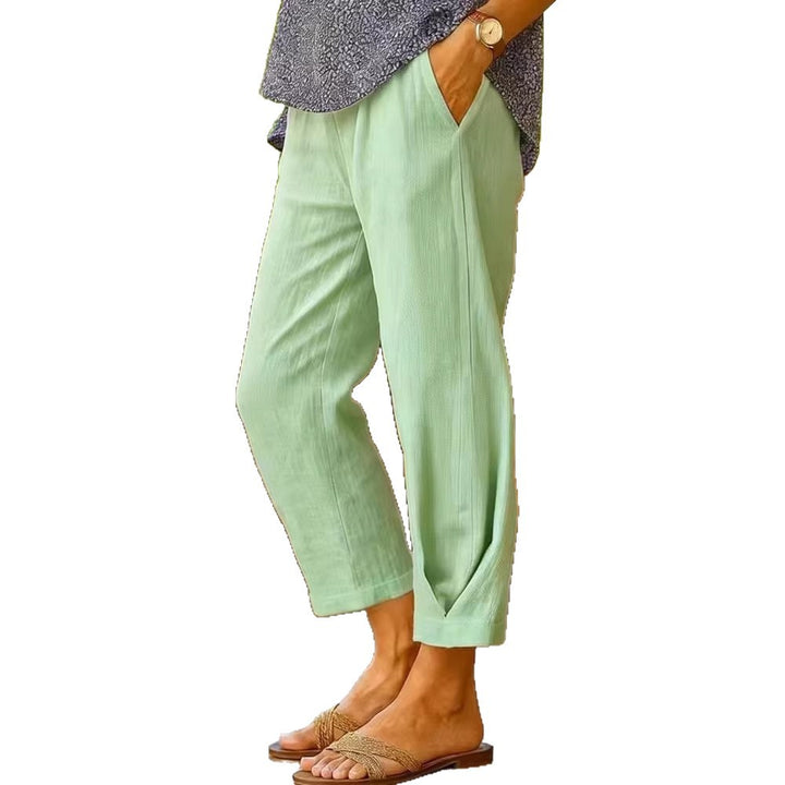 Damen Weite Leinenhose Echo Archiv