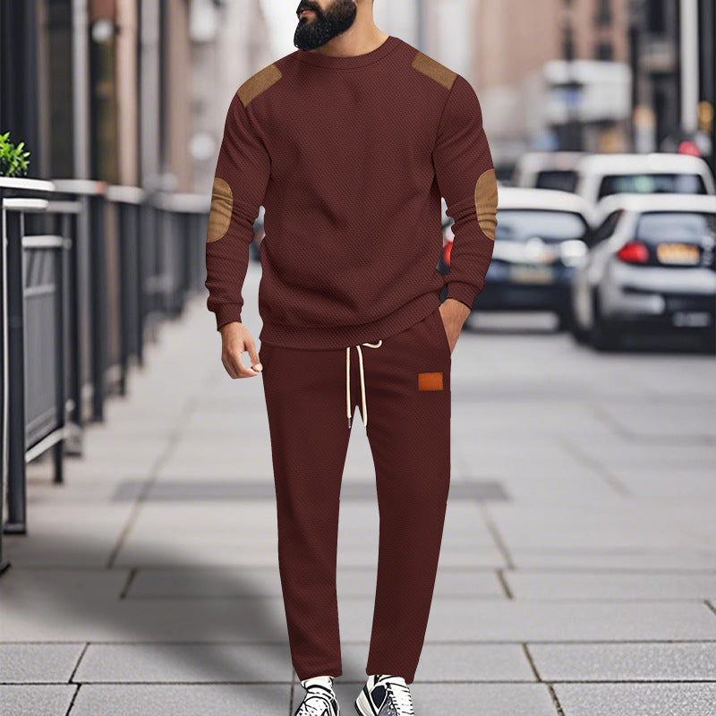 Herren modischer Sweatshirt- und Jogginghosen-Set Echoarchiv