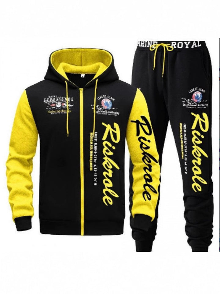 Herren Sportlicher Hoodie- und Jogginghosen-Set Echo Archiv