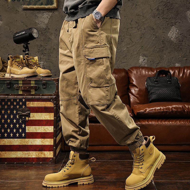 Herren Cargo-Hose mit elastischem Bund und praktischen Seitentaschen – Bravaro
