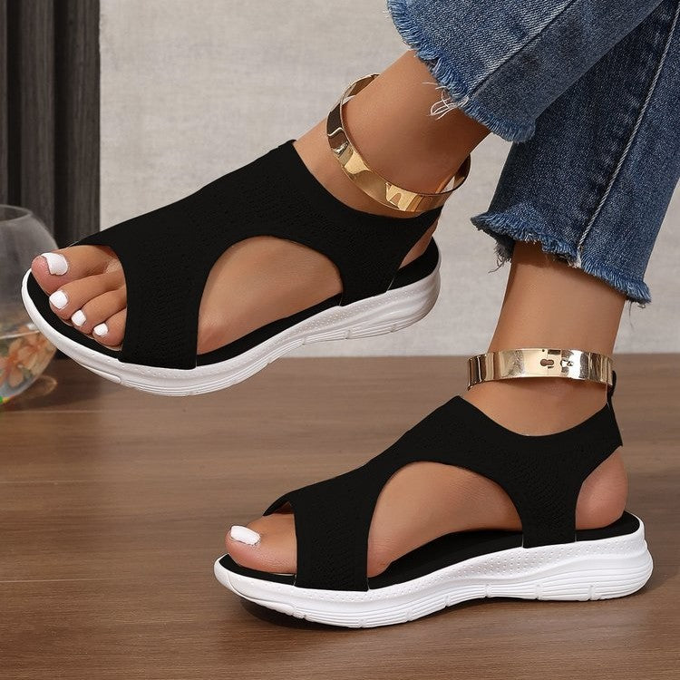 Damen Atmungsaktive Sport-Sandalen mit elastischem Obermaterial und rutschfester Sohle – Sorelia