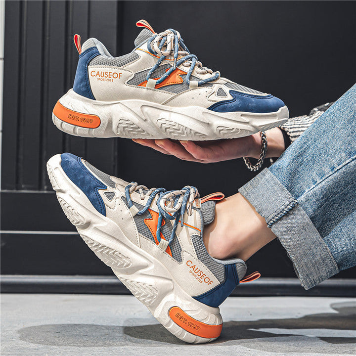 Damen sportliche Chunky Sneakers mit atmungsaktiver Oberflächenstruktur Echo Archiv