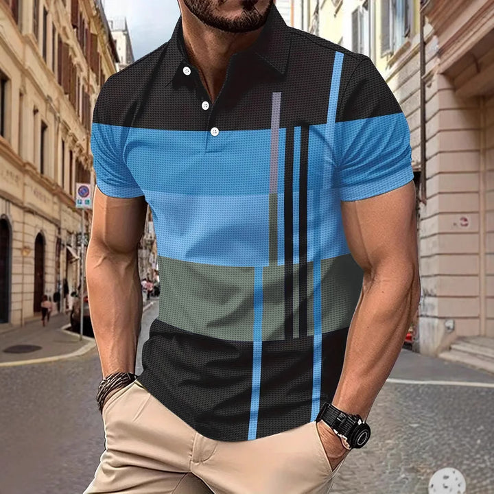 Herren Sportliches Piqué-Poloshirt Echoarchiv