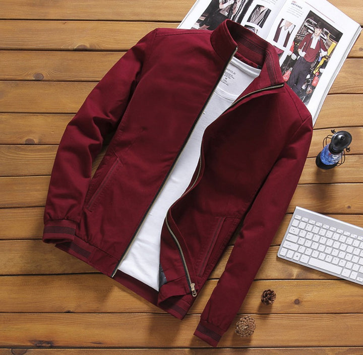 Herren nan gefütterte Winterblousonjacke mit weichem Teddyfutter, winddichter Außenhülle und verdecktem Zweiwege-Reißverschluss Echo Archiv