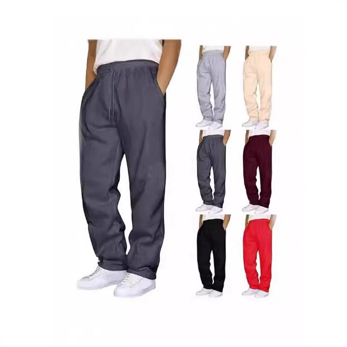Damen ungekürzte Relax-Freizeithose mit hohem Komfortbund, innenliegendem Kordelzug und seitlichen Eingrifftaschen – Avélisse