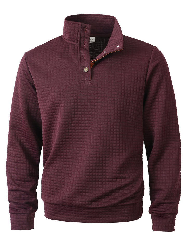 Herren stylischer Pullover mit modischem Stehkragen Echoarchiv