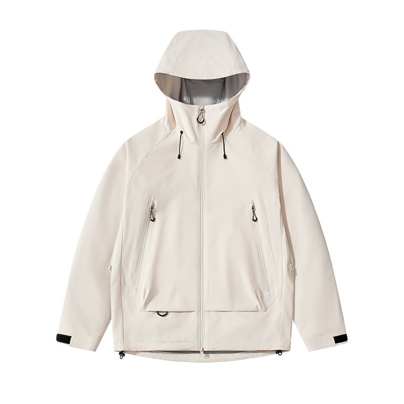 Herren technisch-isolierende Softshelljacke mit Kapuze und Fleece-Innenkragen Echo Archiv