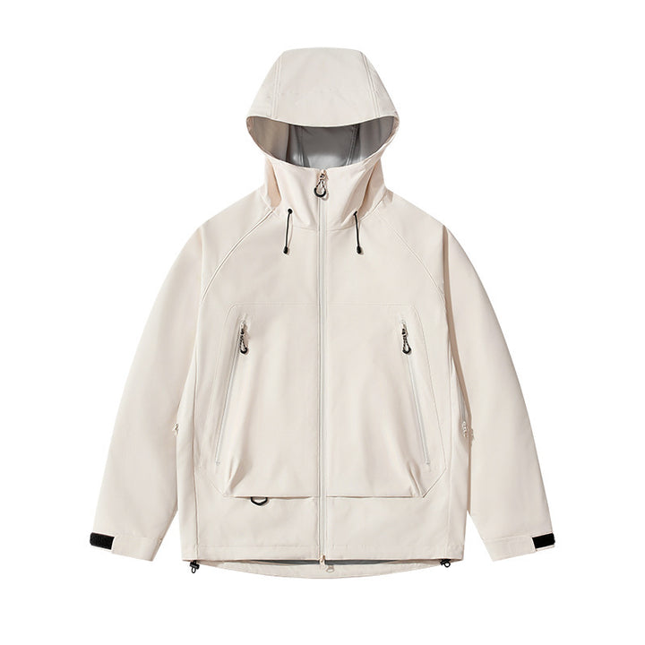 Herren technisch-isolierende Softshelljacke mit Kapuze und Fleece-Innenkragen Echo Archiv