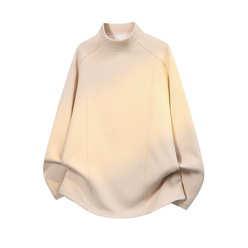 Herren Oversize Stehkragen-Sweatshirt mit Raglanärmeln und dezentem Farbverlauf Echo Archiv