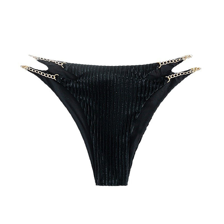 Damen Bikinihose mit offenen Schnittelementen und eleganten Kettenakzenten Echo Archiv