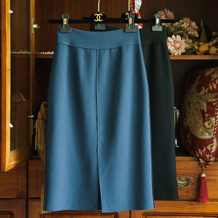 Damen Eleganter, schmal geschnittener Midirock Echoarchiv
