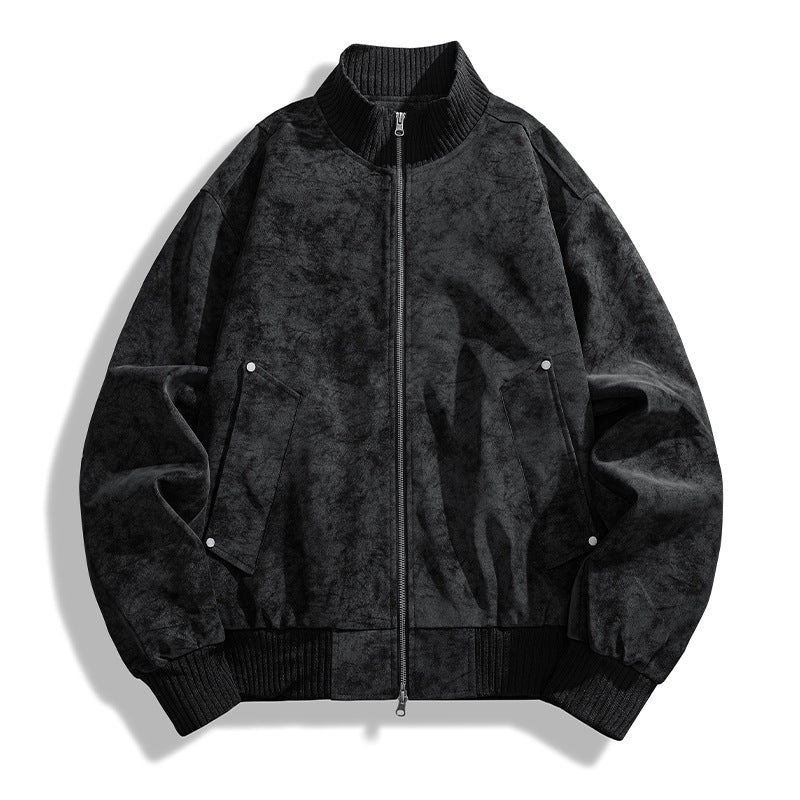 Herren modische Bomberjacke mit einzigartiger Textur Echoarchiv