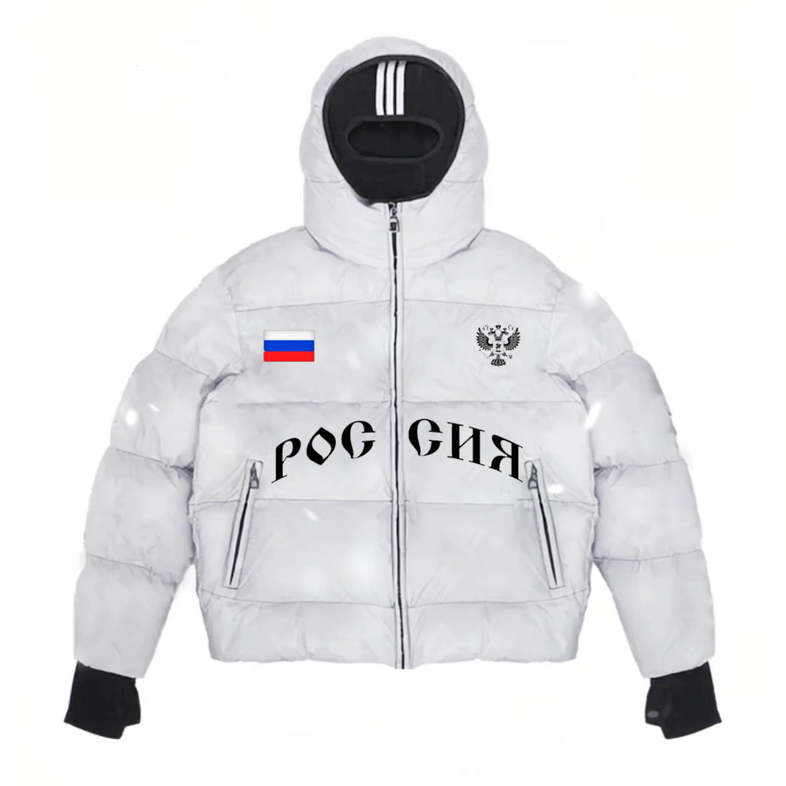 Herren Modische Steppjacke mit Kapuze – Taviero
