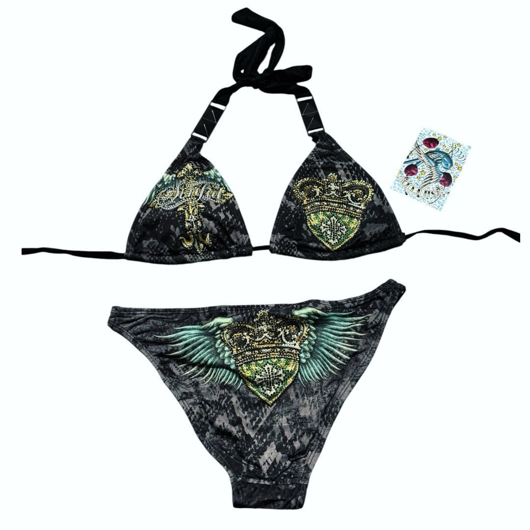 Damen Bikini-Set mit funkelndem Detail und außergewöhnlichem Design Echo Archiv