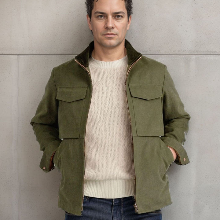 Herren Utility-Jacke mit praktischen Taschen und modernem Design Echoarchiv