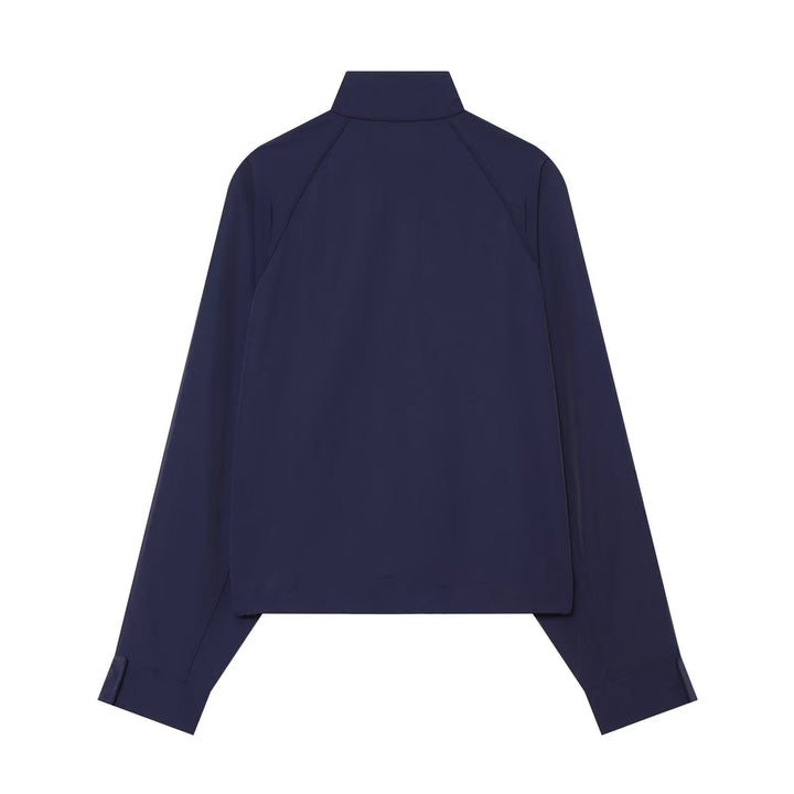 Damen Leichter Colorblock Windbreaker mit Stehkragen und Raglanärmeln Echo Archiv