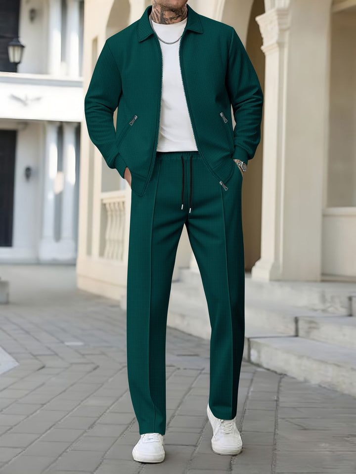 Herren Stilvolle Freizeithose und Jacke Set Echoarchiv