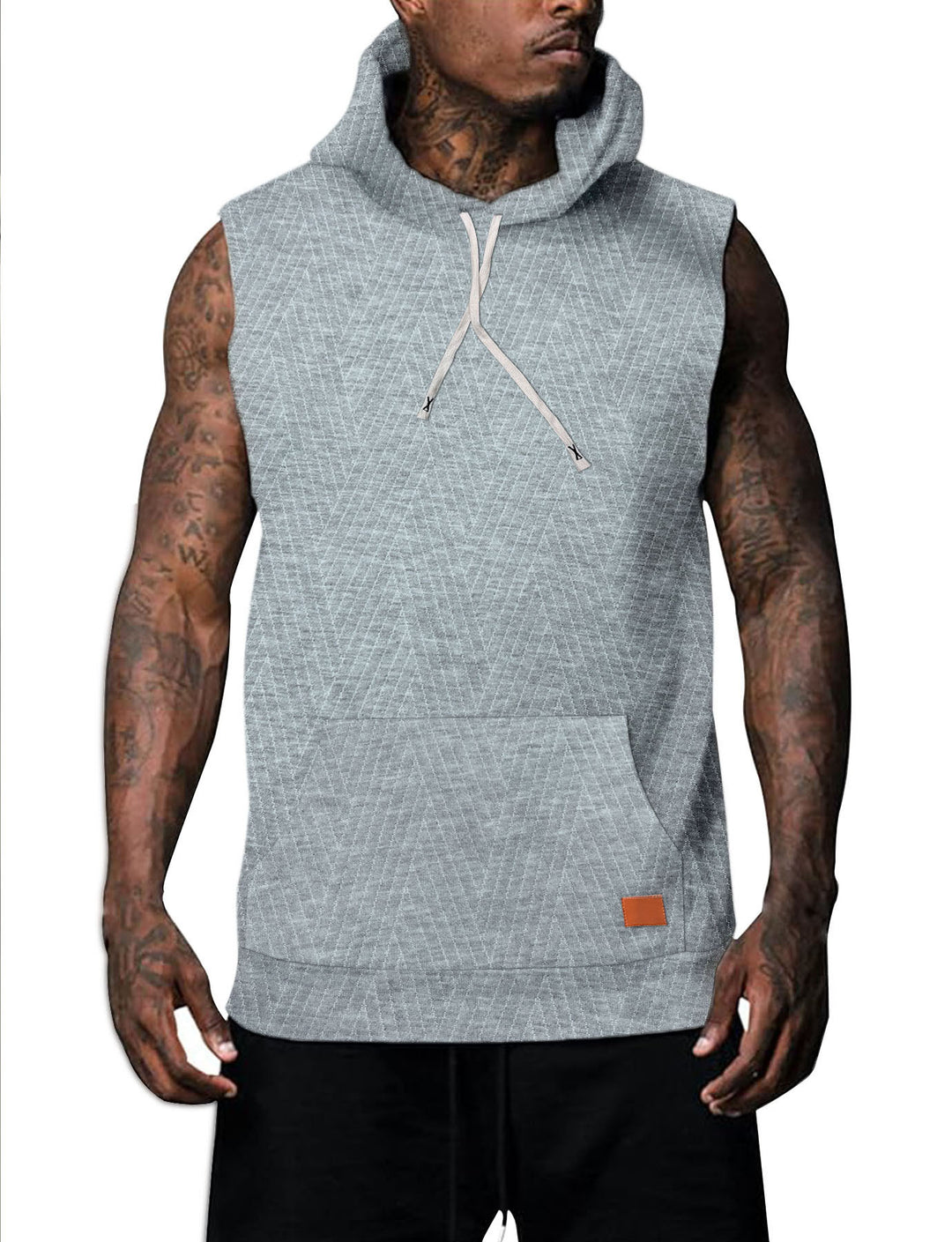 Herren ärmelloses Hoodie Echoarchiv