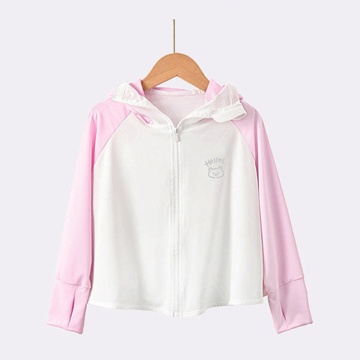 Jungen Outdoor-Schutzjacke mit Kapuze Echo Archiv