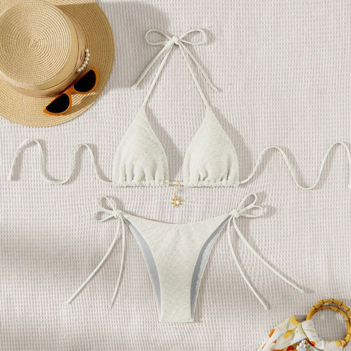 Damen Triangel-Bikini mit zarten Rüschendetails Echo Archiv