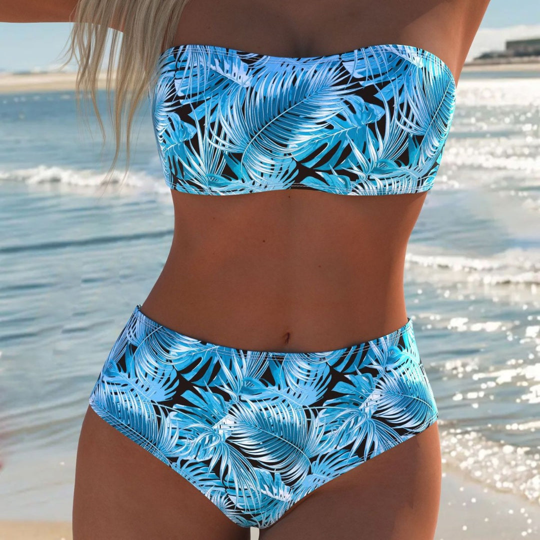 Damen Balconette Bikini mit floralem Design und verstellbaren Trägern Echo Archiv