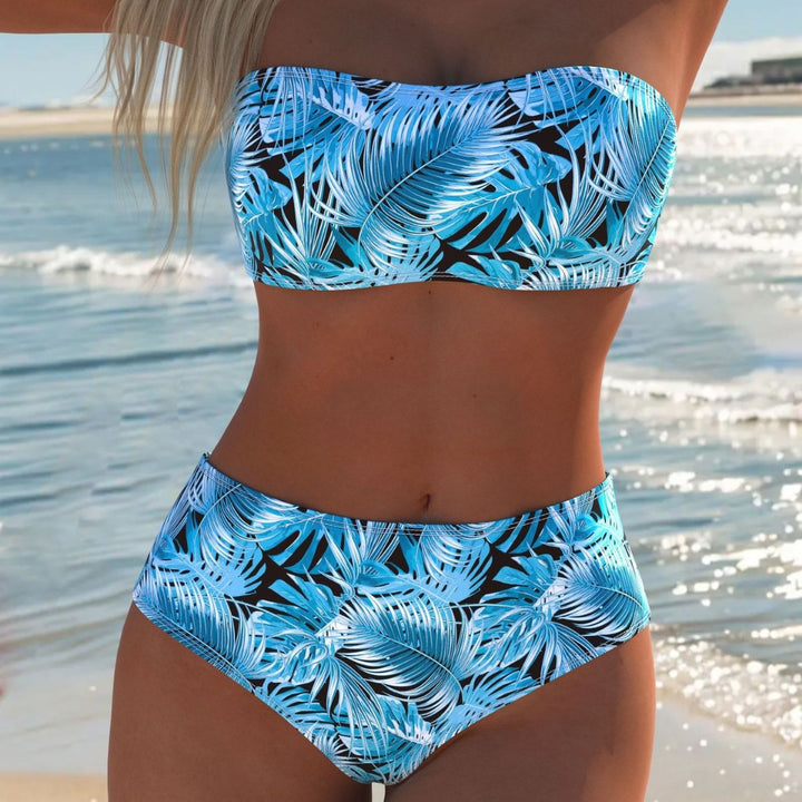 Damen Balconette Bikini mit floralem Design und verstellbaren Trägern Echo Archiv