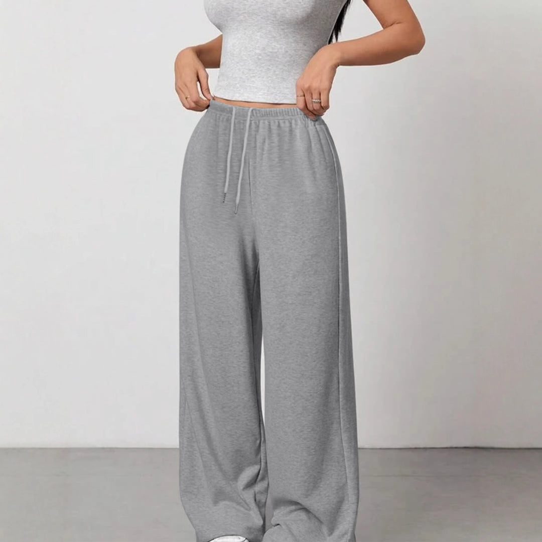 Damen Bequeme Lounge-Hose mit weitem Schnitt und elastischem Bund Echo Archiv