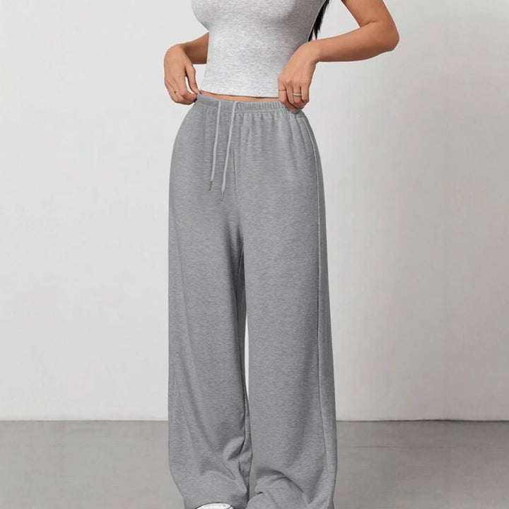 Damen Bequeme Lounge-Hose mit weitem Schnitt und elastischem Bund Echo Archiv