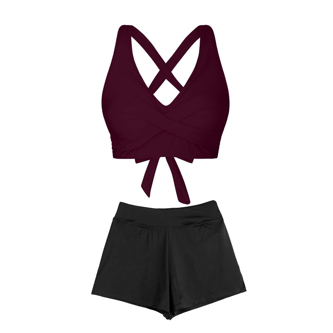 Damen Zweiteiliger Badeanzug mit floralem Design Echo Archiv