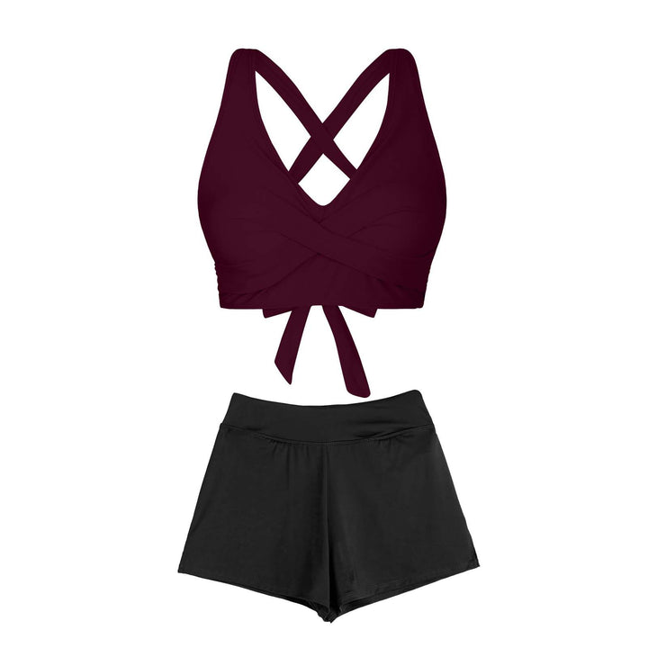 Damen Zweiteiliger Badeanzug mit floralem Design Echo Archiv