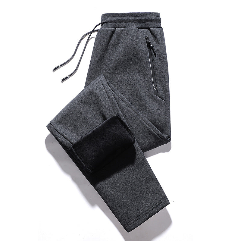 Herren Thermo-Fleece-Jogginghose mit angerauter Innenseite, Reflektierenden Reißverschlusstaschen und Kordelbund Echoarchiv