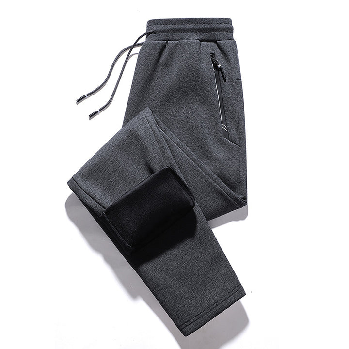 Herren Thermo-Fleece-Jogginghose mit angerauter Innenseite, Reflektierenden Reißverschlusstaschen und Kordelbund Echoarchiv