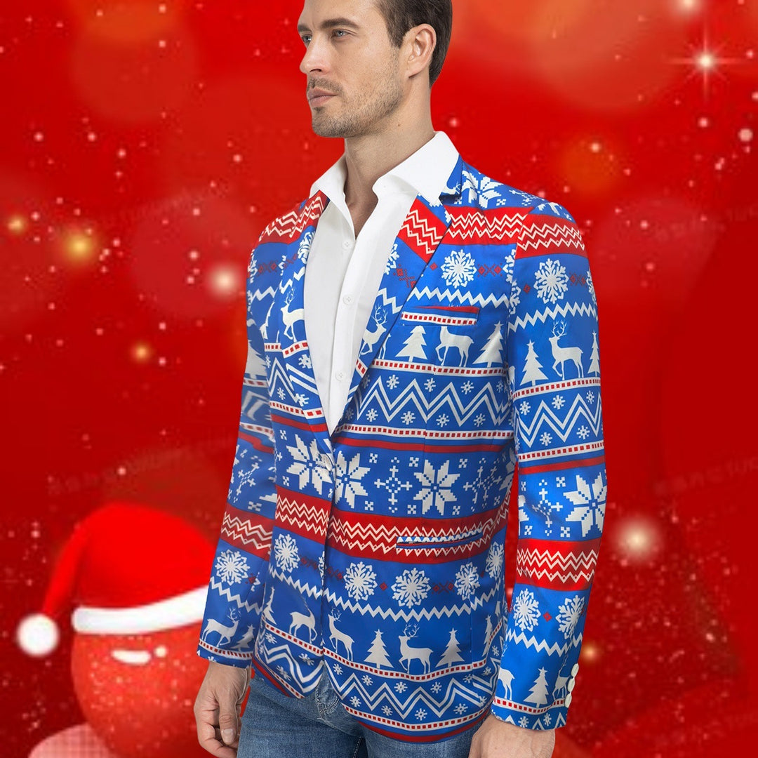 Herren festlicher Weihnachts-Blazer Echoarchiv