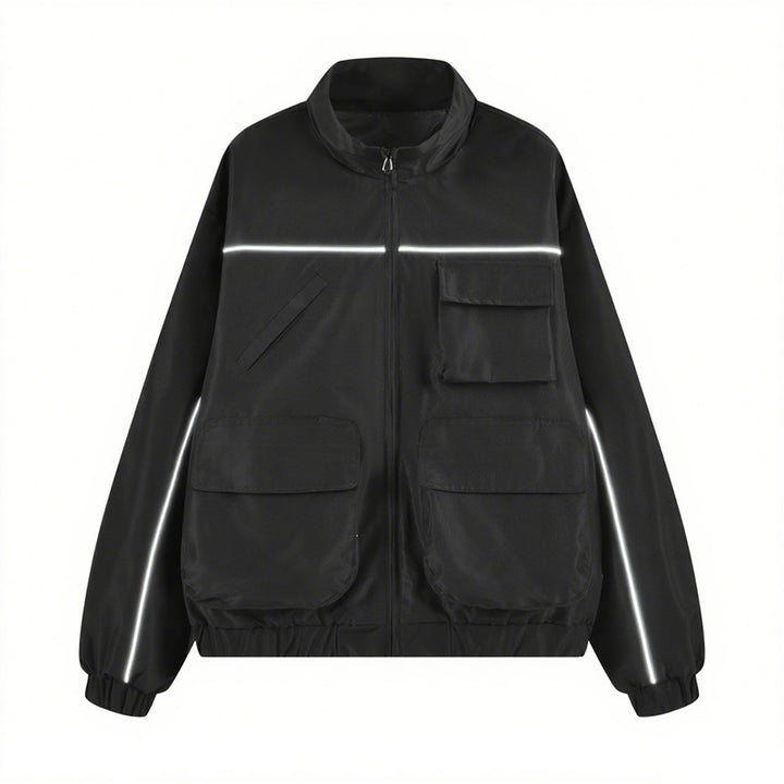 Herren Utility‑Fieldjacke mit Mehrfach‑Taschen und Stehkragen Echoarchiv