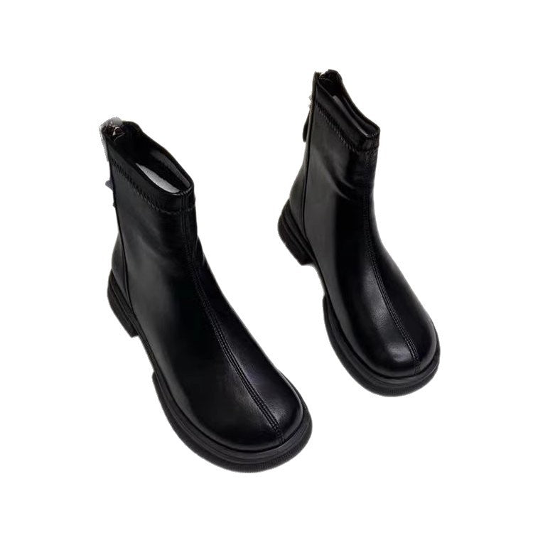 Damen Modische Stiefeletten mit elegantem Reißverschluss Echo Archiv