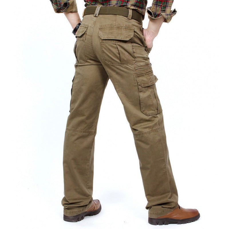 Herren Robust-elastische Canvas-Cargohose mit verstärkten Kniepartien und Multifach-Taschen Echo Archiv