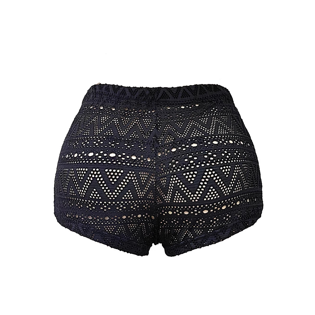 Damen gehäkelte Strandshorts Echo Archiv